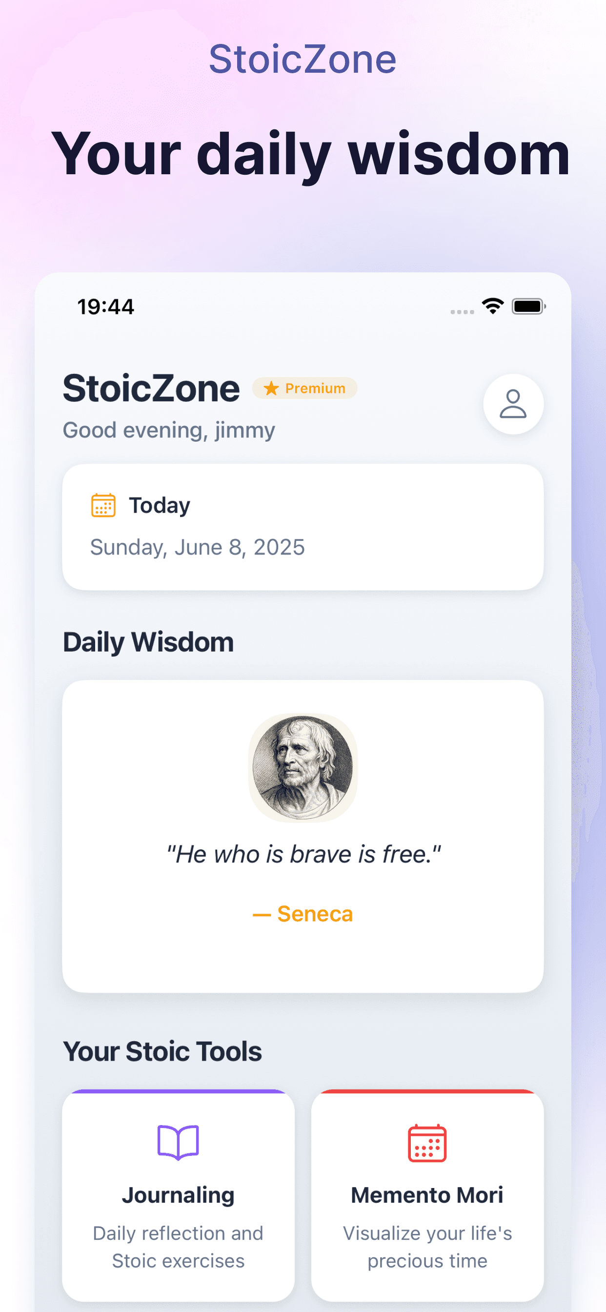 StoicZone Home - Daily wisdom and inspiration